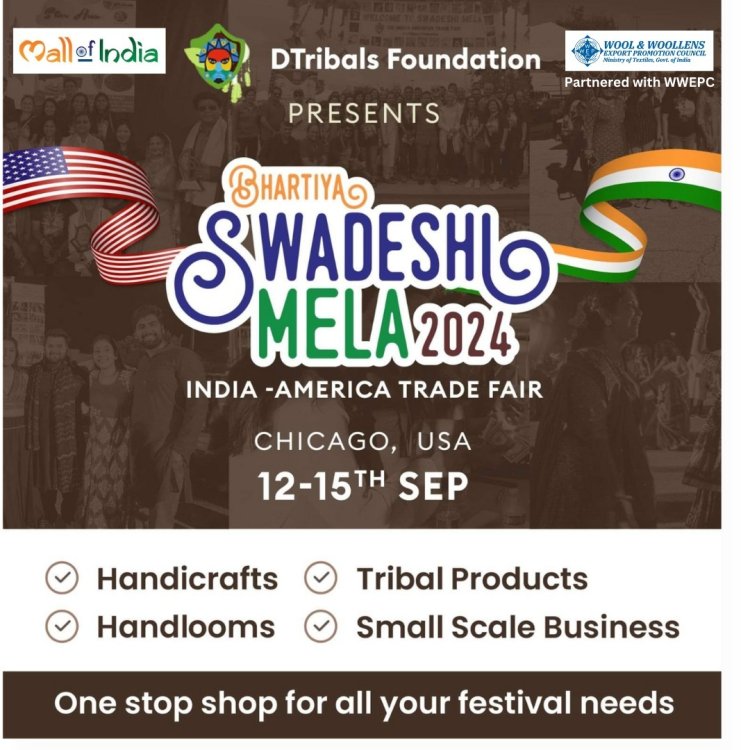 Swadeshi Mela 2024: Bridging India and America – A Spectacle of Trade and Culture at Chicago's Mall of India