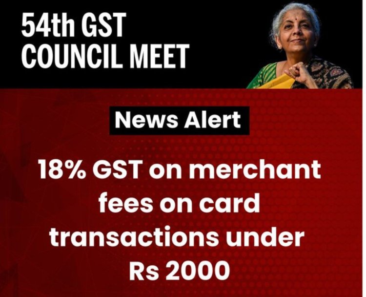 The 54th GST Council Meet is underway