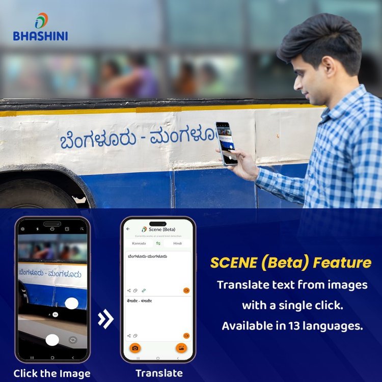 Just take a picture and use the Bhashini app SCENE (beta) feature to translate it