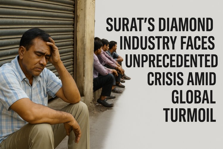 Surat’s Diamond Industry in Crisis: Factory Closures, Job Losses, and Falling Demand