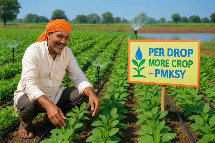 Pradhan Mantri Krishi Sinchayee Yojana: Per Drop More Crop – Promoting Water-Efficient Agriculture in India